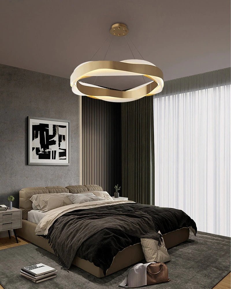 Kevin Gold creative design led chandelier for living room, dining room, bedroom chandelier Kevinstudiolives   