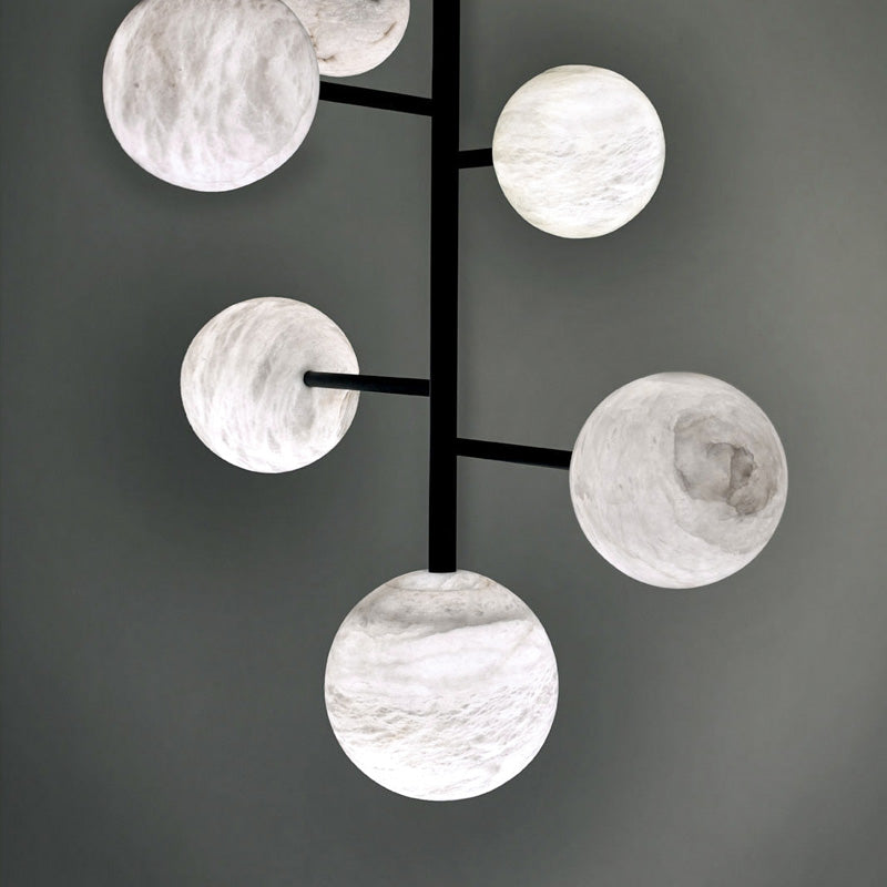 Kevin Lola Modern Artistic Alabaster Pendant Light, Unique Chandelier Designs Pendant Light Kevinstudiolives   