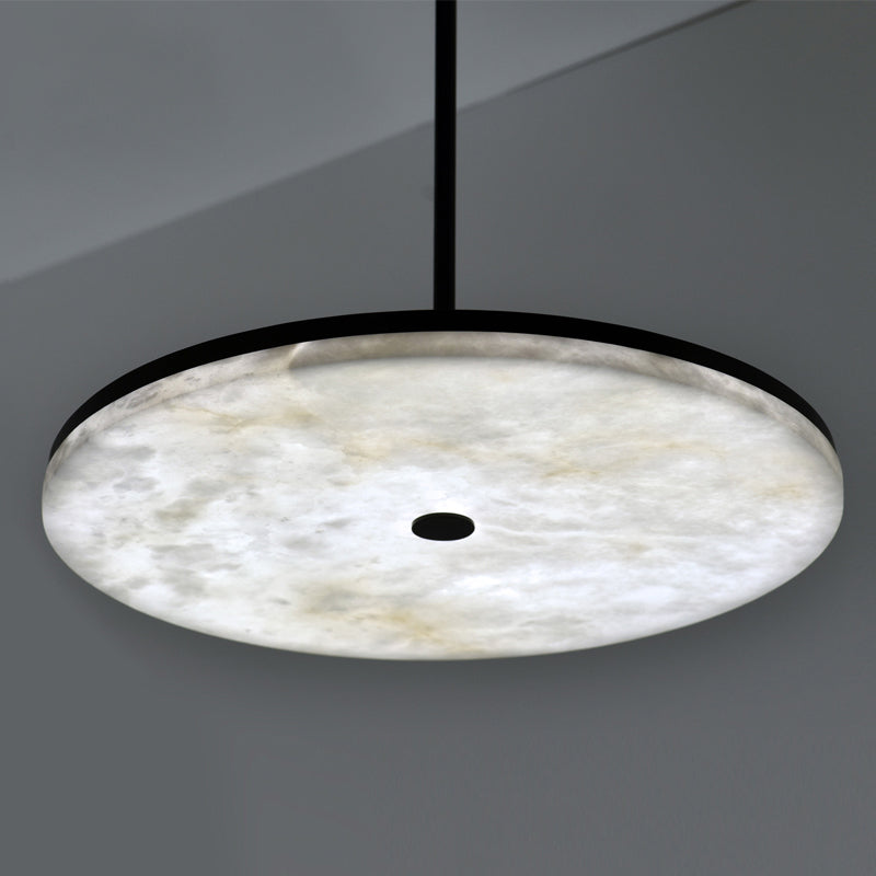 Kevin Hazel Contemporary Alabaster Pendant Light for Living and Dining Spaces Chandelier Kevinstudiolives   