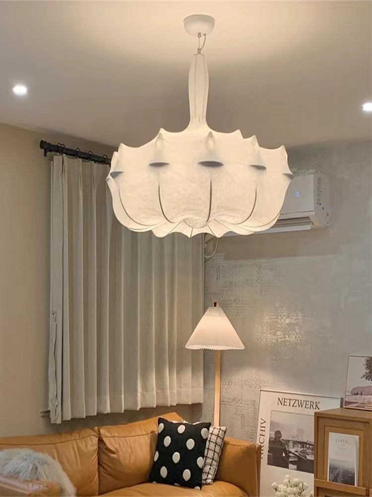 Alien Cloud - French Cream Silk Pendant Chandelier for Living Room/Bedroom Chandeliers Kevinstudiolives   