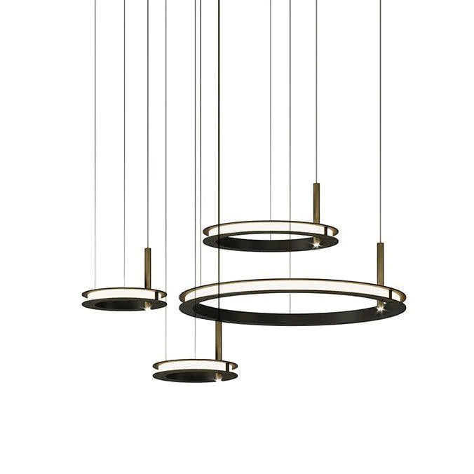 Labilis Modern Ring Suspension Ceiling Lamp, Chandelier Over Dining Table, Living Room chanelier Kevin Studio Inc Black  
