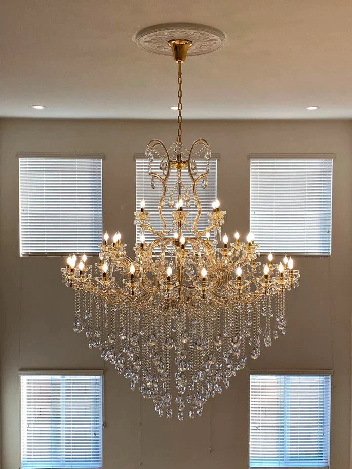 Classic Modern Multi-layers Crystal Chandelier for Staircase/Foyer/Villa Chandeliers Kevinstudiolives   