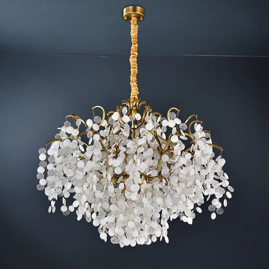 Aniya Brass branch Crystal chandelier branch chandelier Kevin Studio Inc   