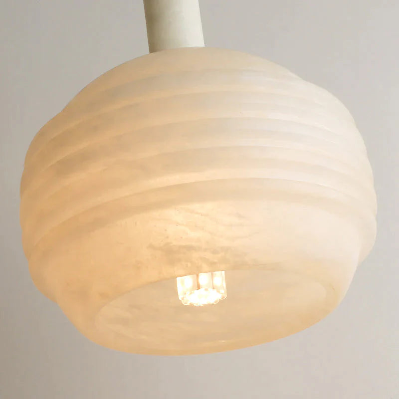 Nina Modern Alabaster  Pendant Light, Alabaster Pendant Lamp Besides Bed Pendant Light Kevin Studio Inc   
